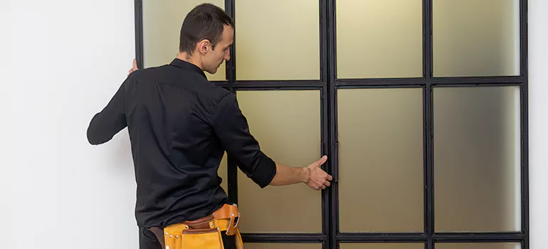 Patio French door installation in Menlo Park, CA
