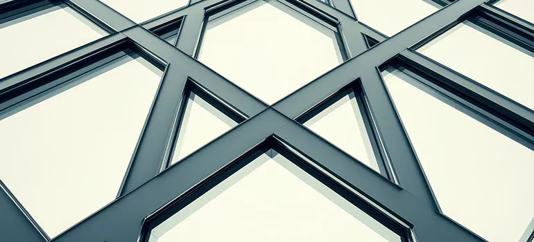 Geometric Window Shades in Menlo Park, CA